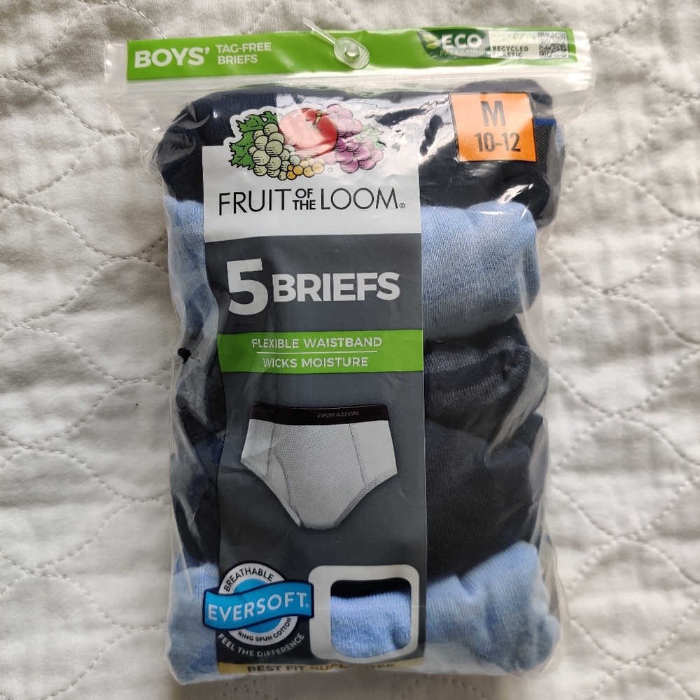 Like new Boys Cotton underwear pack size M